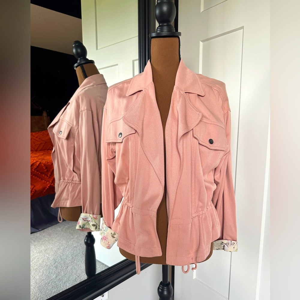 FRYE Millennial Pink Jacket Womens small jacket -A
